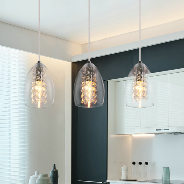 House Of Hampton 3 Light Kitchen Island Pendant Wayfair   3   Light Kitchen Island Pendant 